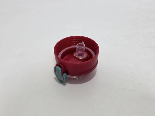 Otomatik Pipetli Su Matarası Yedek Kapağı 57mm Kırmızı - 3