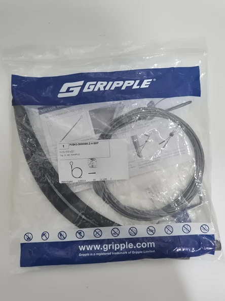 Gripple Solar Panel Gergi Destekleme Kiti PVBK3-3MMX6M-Z-H-SMP - 3