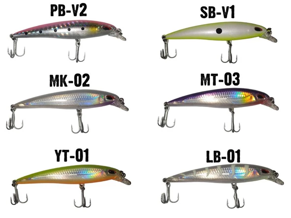 Seahorse X-Rap 80mm 7gr Kurşun Arkası Rapala Maket Balık