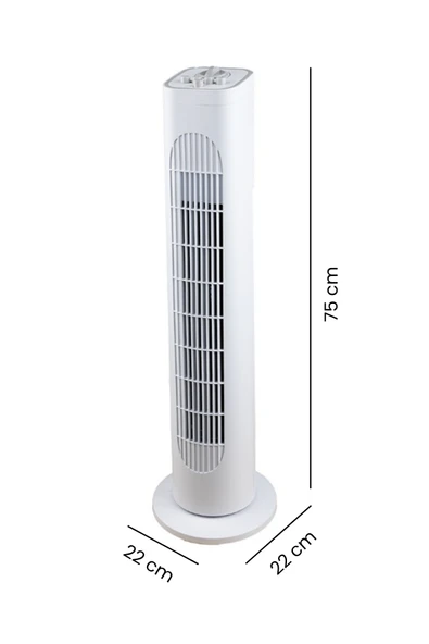 Kule Tipi Zaman Ayarlı Vantilatör 50 w - 5