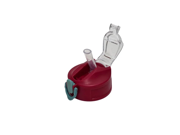Otomatik Pipetli Su Matarası Yedek Kapağı 57mm Kırmızı