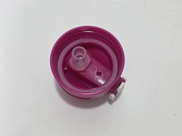 Otomatik Pipetli Su Matarası Yedek Kapağı 57mm Pembe - 4