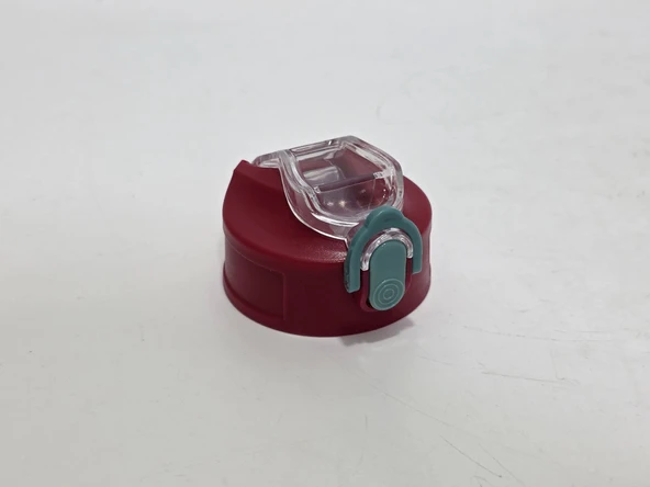 Otomatik Pipetli Su Matarası Yedek Kapağı 57mm Kırmızı - 2