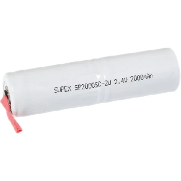 SUPEX 2.4V 2000 mAH 2Li Üstüste Süpürge Pili ürün görseli 1