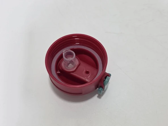 Otomatik Pipetli Su Matarası Yedek Kapağı 57mm Kırmızı - 4