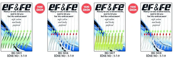 EFFE ÇAPARİ SABİKİ 10lu HG3415 - Resim 2