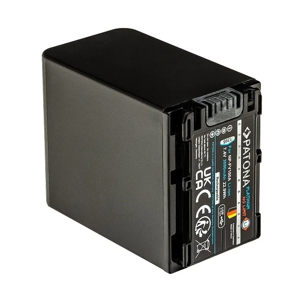 Patona NP-FV100 Sony Uyumlu Batarya 3090mAh ürün görseli