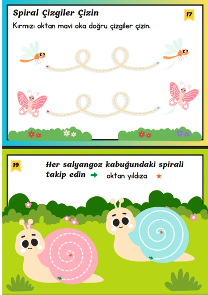 Çizgi Çizmeyi Öğreten YAZ-SİL Kitabı - 4