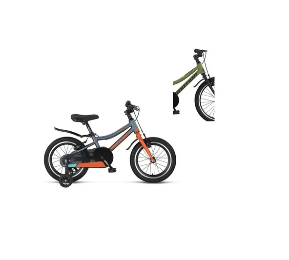 ÜMİT 1673 MOTION ERKEK ÇOCUK BİSİKLETİ V 16 JANT HAKİ LİME ürün görseli 1