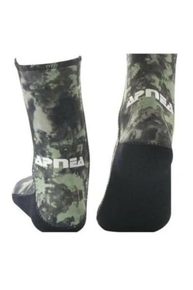 APNEA 5mm Kamuflaj Neopren Dalış Çorabı ürün görseli 1
