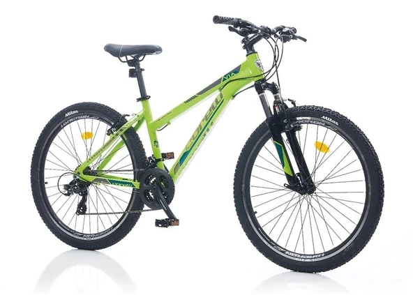 CORELLİ VIA LADY 1.0  BAYAN DAĞ BİSİKLETİ 408H V 26 JANT 21 VİTES YEŞİL YEŞİL GRİ ürün görseli