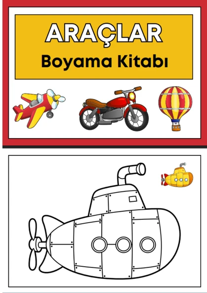 3-9 YAŞ Çocuklara Boyama Yapmayı Öğreten Spiralli Kitap - 4