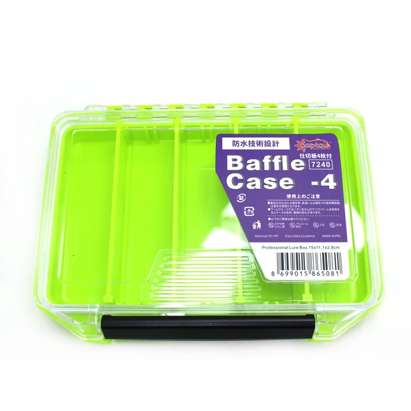 Captain 7240 Profesyonel Contalı Sahte Balık ve Jig Kutusu 15x11x3cm - Resim 2