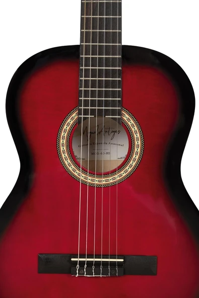 Miguel Artegas Mcg60Rb Kırmızı Klasik Gitar - 4