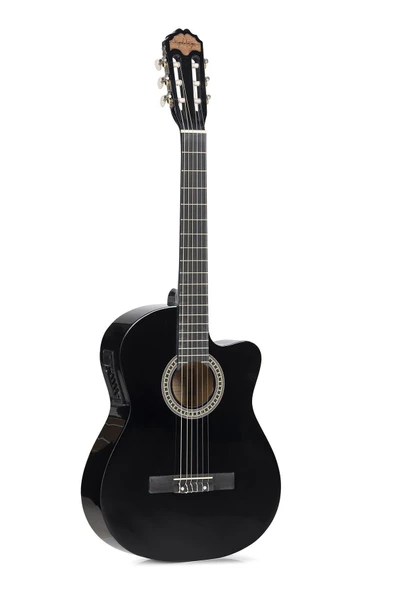 Miguel Artegas Mag65Cebk Siyah Elektro Klasik Gitar - 2