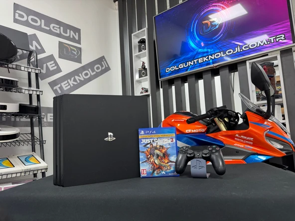 PlayStation 4 Pro 1TB Tek Kol + Just Cause 3 Oyun CD’si (İKİNCİ EL)