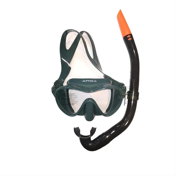 Apnea Royal Green Maske Şnorkel Set