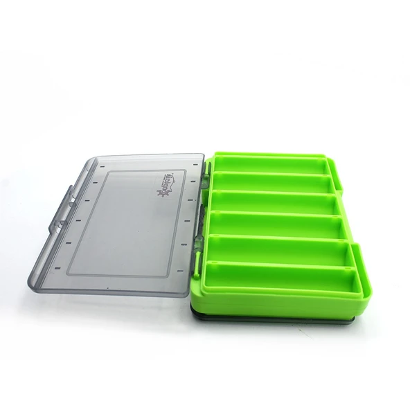 Captain 7221 Green Sahte Balık Kutusu 12 Gözlü 13x9x3.5cm - 2