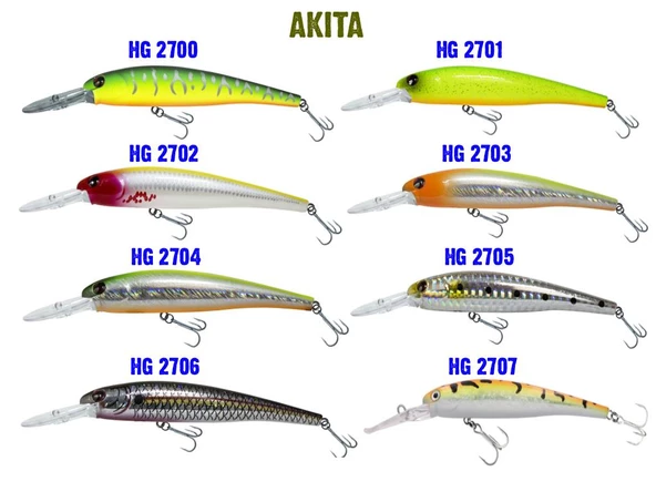 Japanese Akita 90mm 8.9gr Rapala Maket Balık