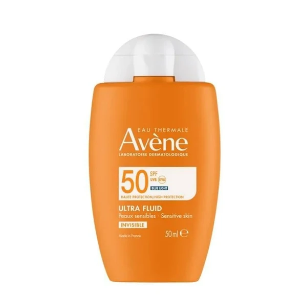 Avene Ultra Fluid Invisible Spf 50 Normal ve Karma Ciltler İçin Güneş Kremi 50 ml
