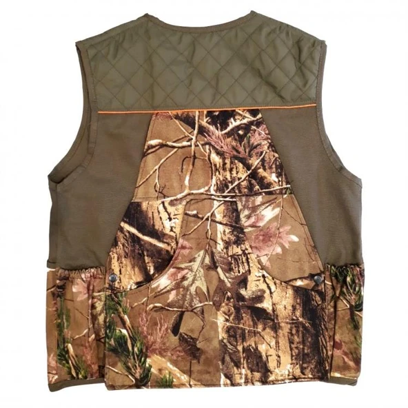 CANVAS KUMAŞ AVCI YELEĞİ YEŞİL MEŞE S BEDEN YEL27168YMK - Resim 10