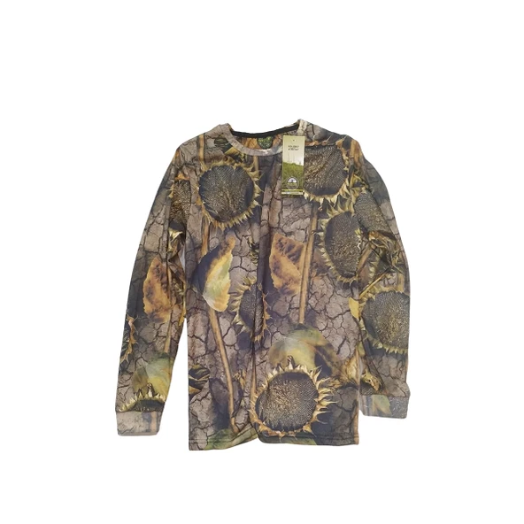 AYDÖNDÜ DESEN YUVARLAK YAKA AVCI SWEATSHİRT - 2