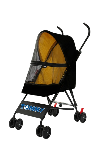 Tommy Evcil Hayvan Arabası Siyah 76.5*44*99cm Max 15kg ürün görseli