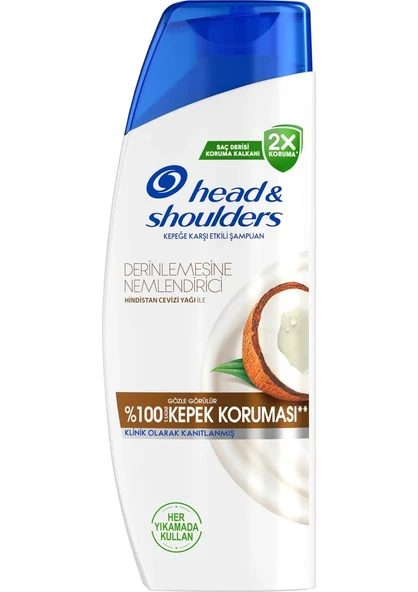 Head&Shoulders Head & Shoulders Derin Nemlendirici Kepek H. Cevizi Yağlı. Günlük Kullanım 350ML Şampuanı