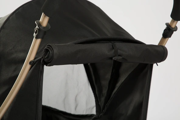 Tommy Evcil Hayvan Arabası Siyah 67*47*98cm Max 15kg - Resim 4