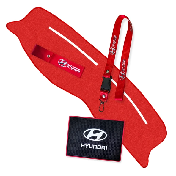 Hyundai Accent Yumurta Kasa Torpido Koruma Halısı Oto Ayna Askısı Tampon Çeki İpi Torpido Ped