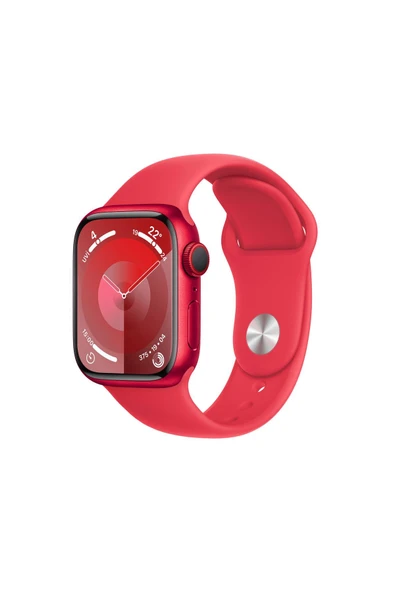 Apple Watch Series 9 GPS + Cellular 41mm (PRODUCT)RED Alüminyum Kasa (PRODUCT)RED Spor Kordon - M/L
