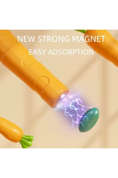 Manyetik Kodlama Oyuncağı Çizim Tahtasında Boncuk Turp Kalem Montessori Erken eğitim Tableti Tavşan - 7