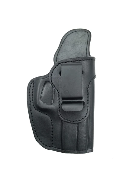 CZ Shadow 2 Compact İçin Uyumlu Siyah Metal Mandallı Kemer İçi Gizli Deri Silah Kılıfı - 2