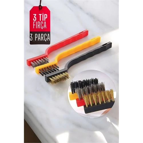 Mutfak Fırça Seti 3 Değişik Uçlu ürün görseli 1