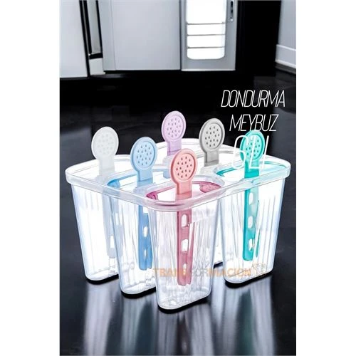 6 lı Dondurma Kalıbı Meybuz Kalıbı ürün görseli