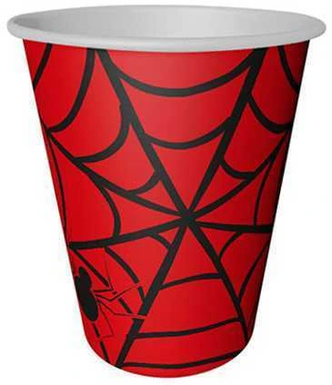 BARDAK KARTON ÖRÜMCEK KIRMIZI PK:8 KL:300 ürün görseli