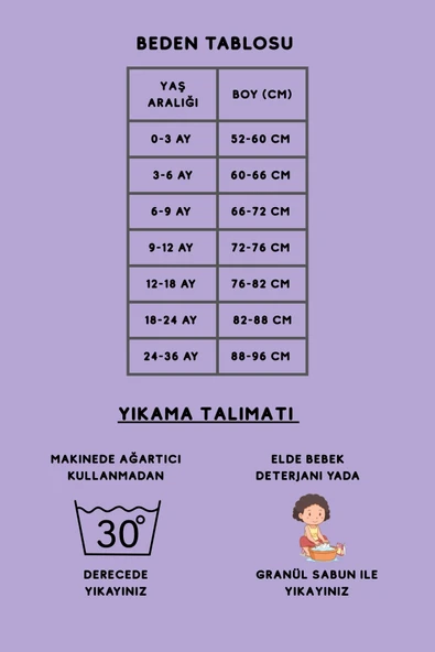 Teyzemin Kucağı İkinci Evim Yazılı Özel Tasarım Bebek Zıbın Body %100 Pamuklu, Unisex - 3