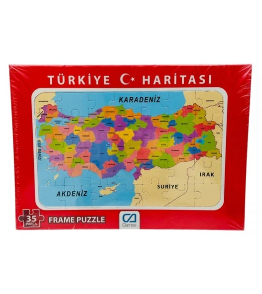 Türkiye Haritası Puzzle 35 Parça