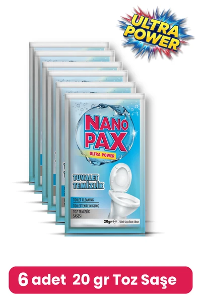 Tuvalet Toz Temizlik Saşesi (6 adet X 20gr) - 2