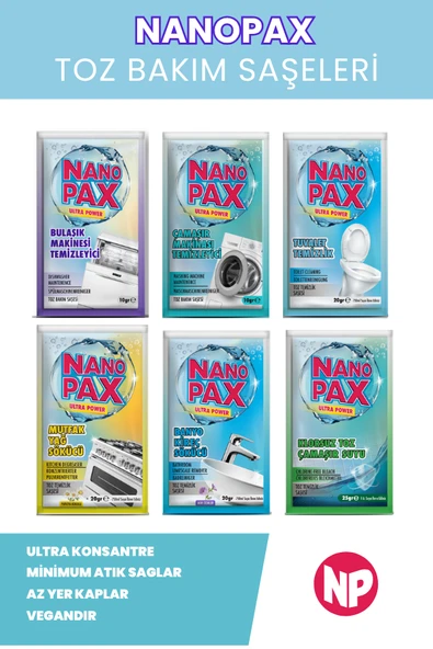 Banyo - Kireç Sökücü Toz Temizlik Saşesi (6 adet X 20gr) - 6