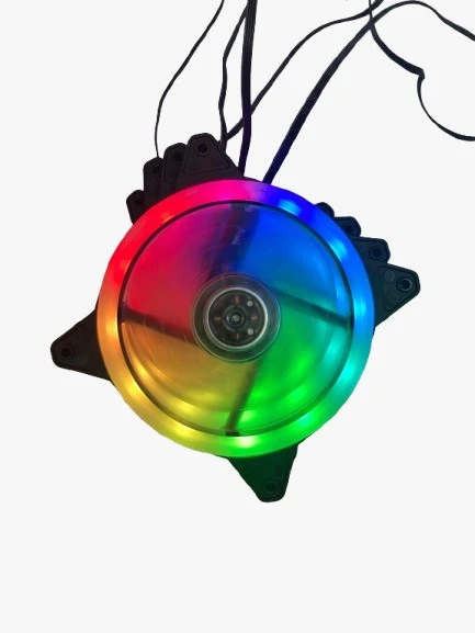 Gameforce Dual 4x120mm Kumandasız RGB Işıklı Sessiz Kasa Fanı
