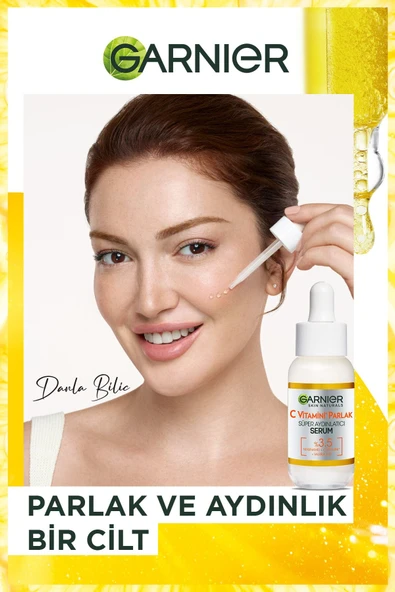 Garnier C Vitamini Parlak Süper Aydınlatıcı Serum %3,5 (Niasinamid) (C Vitamini) (BHA-Salisilik Asit) 30ml30ml - 3