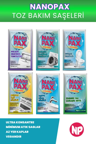 Klorsuz Çamaşır Suyu Toz Temizlik Saşesi (6 adet X 25gr) - 5