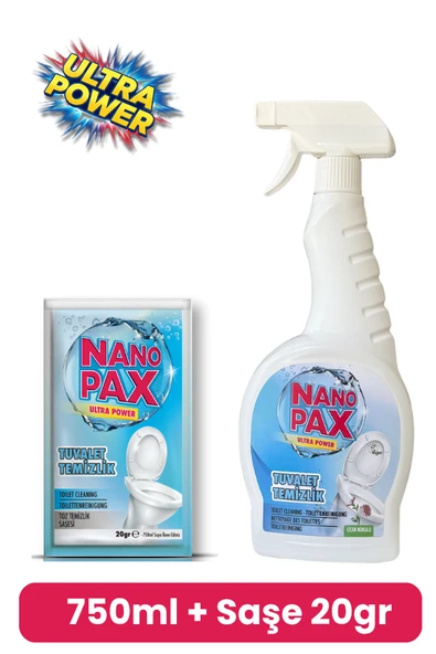 Tuvalet Temizleyici & 1 adet Hediye Toz Temizlik Saşesi - 2