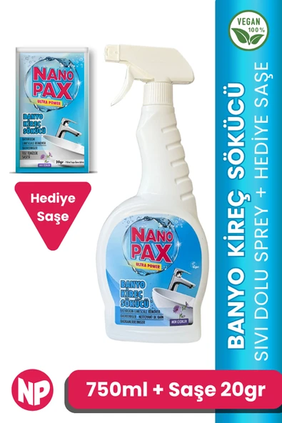 Banyo - Kireç Sökücü & 1 adet Hediye Toz Temizlik Saşesi