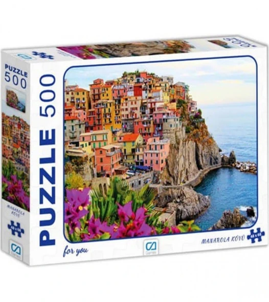 Manarola Köyü Puzzle 500 Parça
