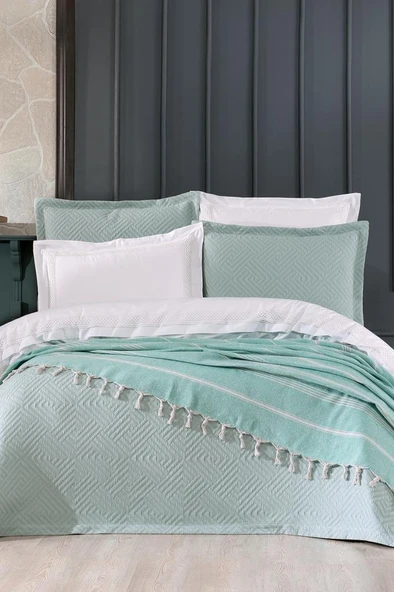 Elite Modern 8 Parça Gelin Seti Yeşil ürün görseli