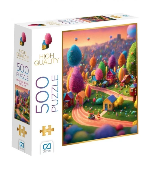 Minyatür Bahçe Puzzle 500 Parça