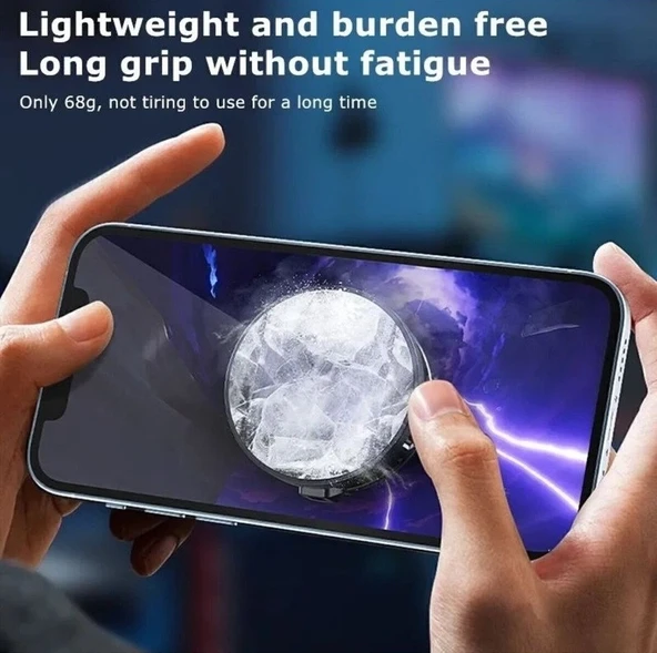 CX07 Memo Telefon Soğutucu Kablolu Rgb Fan Manyetik Mıknatıslı Magsafe Destekli Ultra Güçlü - 2