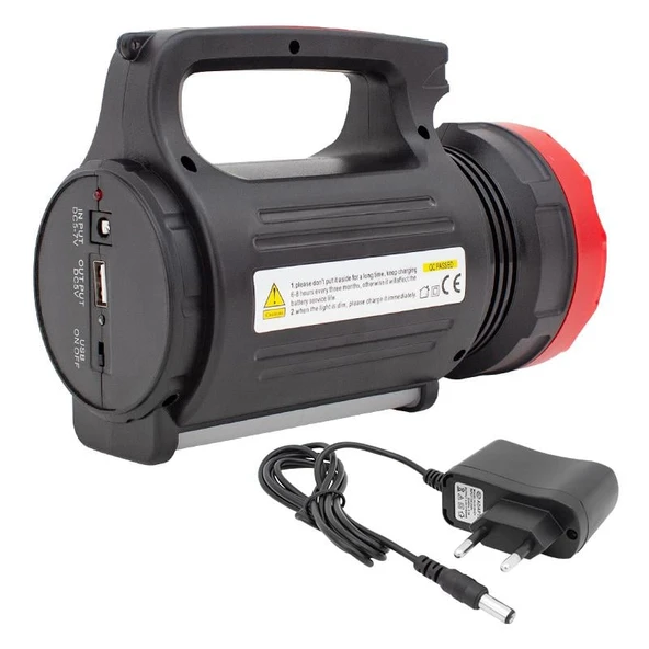 Ayt Powermaster Yajia YJ-2895U 3 Watt 20 Smd Led li 3 Mod'lu Usb li Şarjlı El Feneri Kamp Tipi Led Işıldak Aydınlatma Lamba - 2
